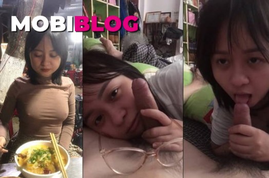 Em thèm quá vứt cả kính sang một bên để bú cu cho anh